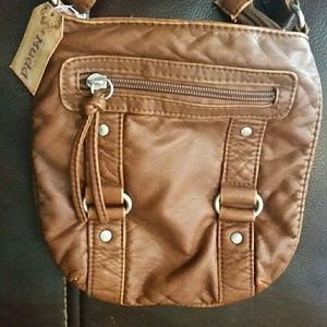 Mudd Leather Crossbody, Small